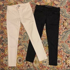 Two pairs of size 10 American Eagle jeans